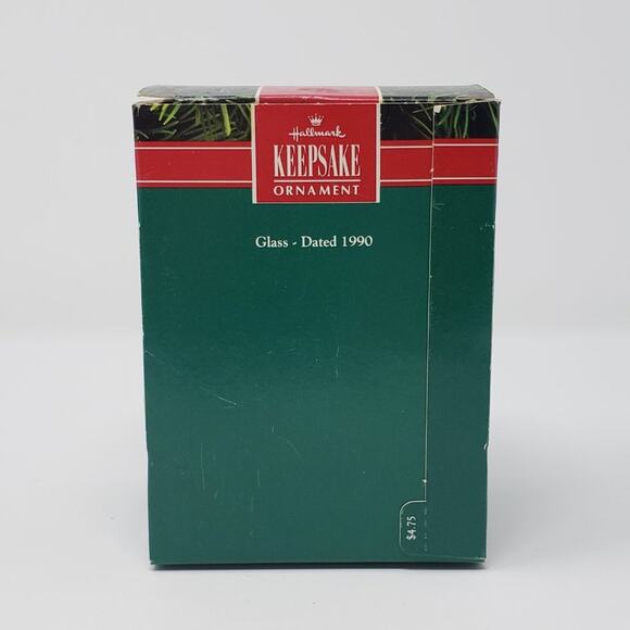 1990 Hallmark Grandparents Glass Bulb Keepsake Holiday Christmas Ornament - Picture 2 of 9